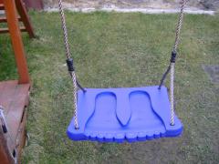 Obrázek: Dětská houpačka s ťapkami - tmavě modrá
