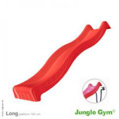Obrázek Skluzavka Jungle Gym 265 cm s přípojkou na vodu - červená