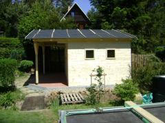 Obrázek: Zahradní domek ALEX 3 x 5 m + přístřešek 1,5 m